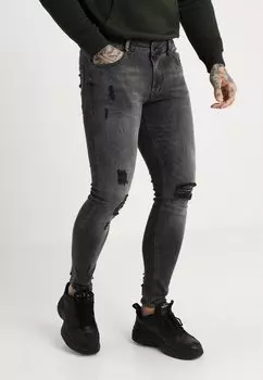 Джинсы скинни Pier One, цвет Black Denim