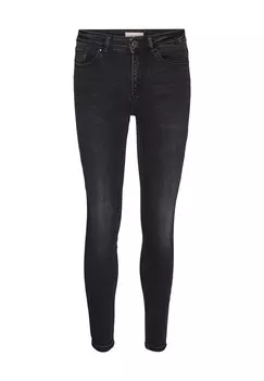 Джинсы скинни, пять карманов, женские VERO MODA, цвет Black Deni