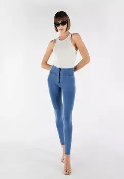 Джинсы скинни PUSH UP WR UP VITA ALTA Freddy, цвет Clear Jeans Yellow Seams