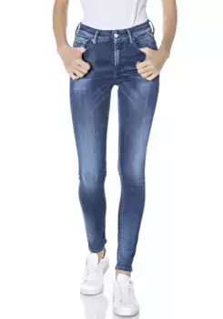 Джинсы скинни Replay "Luzien", ДЕНИМ HYPERFLEX STRETCH - RE USED, цвет Medblue