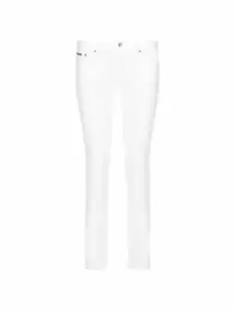 Джинсы скинни с логотипом Dolce&Gabbana, белый