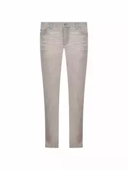 Джинсы скинни с логотипом Dolce&Gabbana, серый