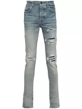 Джинсы скинни с нашивкой-логотипом AMIRI, синий