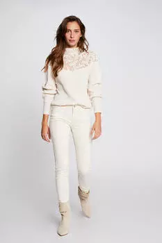 Джинсы скинни с низкой посадкой Morgan, белый