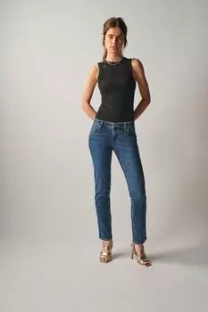 Джинсы скинни с низкой талией Own, синий