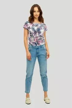 Джинсы скинни с потертым эффектом Greenpoint, синий