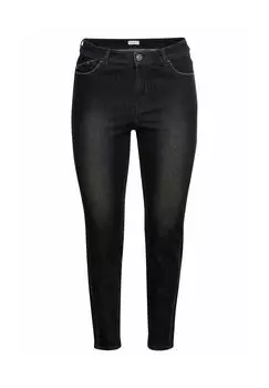 Джинсы скинни, с развитым разделительным швом sheego, цвет Black Denim
