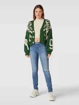 Джинсы скинни с рваным эффектом, модель «NORA» Tommy Jeans, светло-голубой