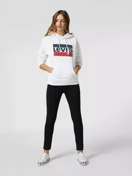 Джинсы скинни с высокой посадкой и эластичностью Levi's, черный