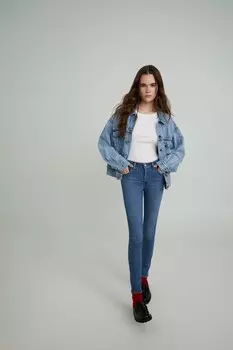 Джинсы скинни с высокой талией 721 Levi's, синий
