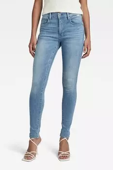 Джинсы скинни с высокой талией G-Star Raw, синий