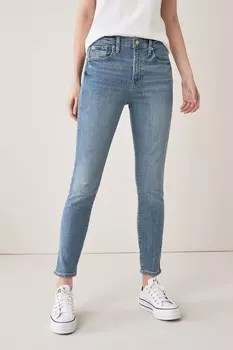 Джинсы скинни с высокой талией Gap, синий