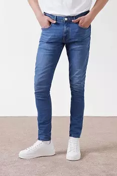 Джинсы скинни Sid River Island, синий