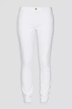 Джинсы скинни со средней посадкой FRAME, белый