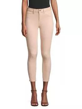 Джинсы скинни со средней посадкой L'AGENCE Magenta