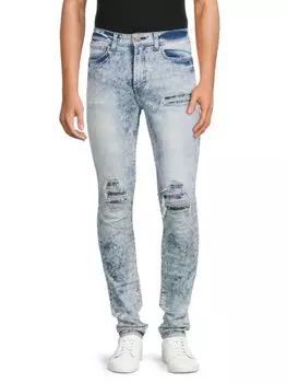 Джинсы скинни со средней посадкой Noho Hendrix Monfrre, синий