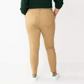 Джинсы скинни со средней посадкой размера плюс DRAPER JAMES RSVP DRAPER JAMES RSVP, черный