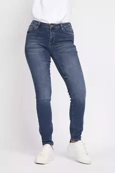 Джинсы скинни со средней посадкой Timeout, синий