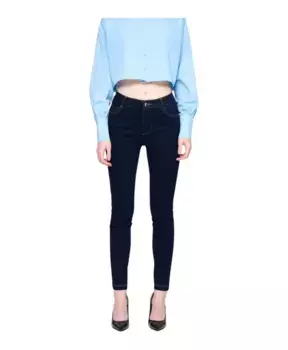 Джинсы скинни со средней талией Silvian Heach, синий