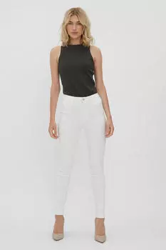 Джинсы скинни Sophia с завышенной талией Vero Moda, белый