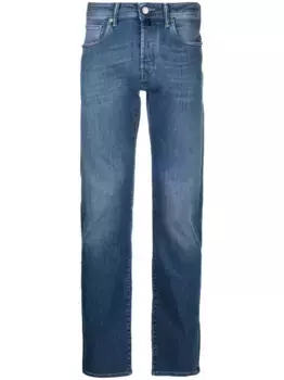 Джинсы скинни средней посадки Incotex, синий