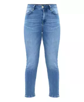 Джинсы скинни средней посадки в стиле клише с карманами Kocca, синий