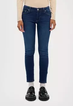 Джинсы скинни SUPER SKINNY AG Jeans, синий деним