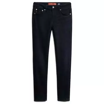 Джинсы скинни Superdry Vintage Mid Rise, черный