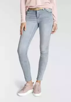 Джинсы скинни Tamaris с пятью карманами, цвет Blue-Bleached
