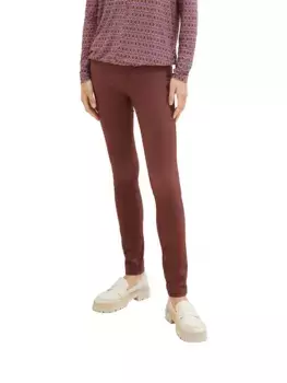 Джинсы скинни TOM TAILOR, 5 карманов, цвет Raisin