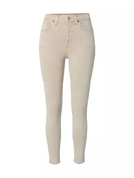 Джинсы скинни TOPSHOP Skinny Jeans Jamie, бежевый