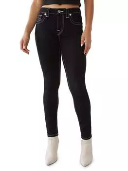 Джинсы Скинни True Religion Jennie с высокой посадкой, черный
