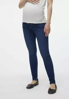 Джинсы скинни Vero Moda Maternity, цвет Dark Blue Denim