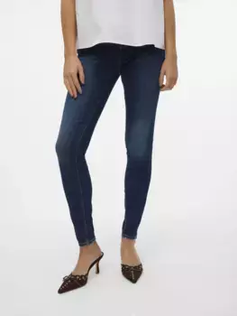 Джинсы скинни Vero Moda "VMFLASH MR SKINNY JEANS LI3303 GA NOOS", синий
