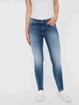 Джинсы скинни Vero Moda "VMLUX MR SLIM", джинсовый