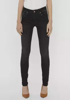 Джинсы скинни Vero Moda "VMLUX MR SLIM JEANS", черный
