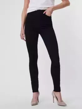 Джинсы скинни Vero Moda "VMSANDRA SHR SKINNY JEANS BLACK NOOS", черный