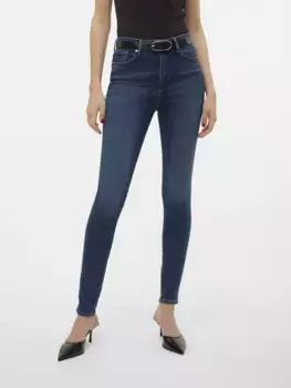 Джинсы скинни Vero Moda "VMSOPHIA HR SKINNY JEANS RI390 GA NOOS", синий