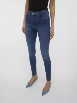 Джинсы скинни Vero Moda "VMSOPHIA HR SKINNY JEANS RI389 GA NOOS", синий