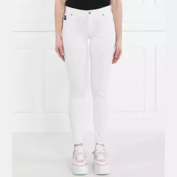 Джинсы скинни Versace, белый