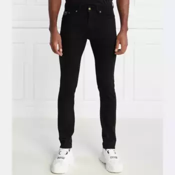 Джинсы скинни Versace, черный