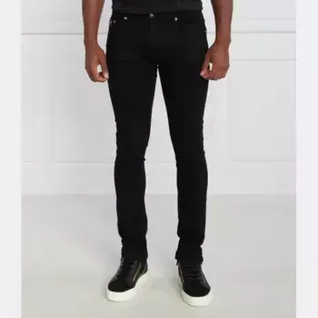 Джинсы скинни Versace, черный