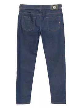 Джинсы-скинни Versace Jeans Couture с пряжками, синий