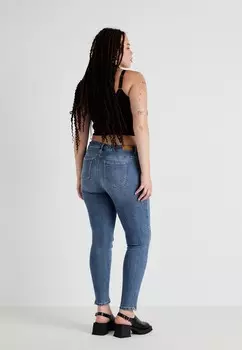 Джинсы скинни VMCPOSH Vero Moda, синие джинсы