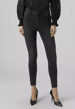 Джинсы скинни VMSOPHIA HR HYPERFLEX LI130 Vero Moda, черный деним