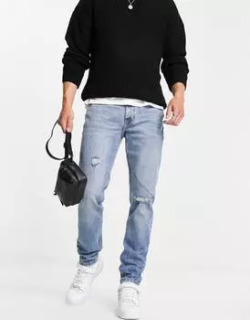 Джинсы скинни в стиле американской классики ASOS DESIGN Cone Mill Denim
