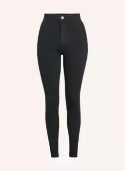 Джинсы скинни worked high rise с моделирующим эффектом Item M6, черный