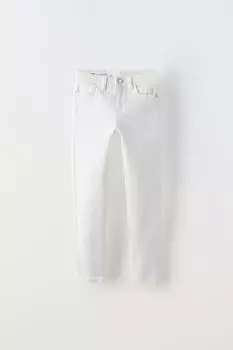 Джинсы скинни ZARA, белый