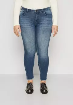 Джинсы Skinny Fit CARWILLY ONLY Carmakoma, цвет medium blue denim