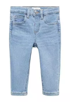 Джинсы Skinny Fit DIEGO Mango Kids, цвет light blue